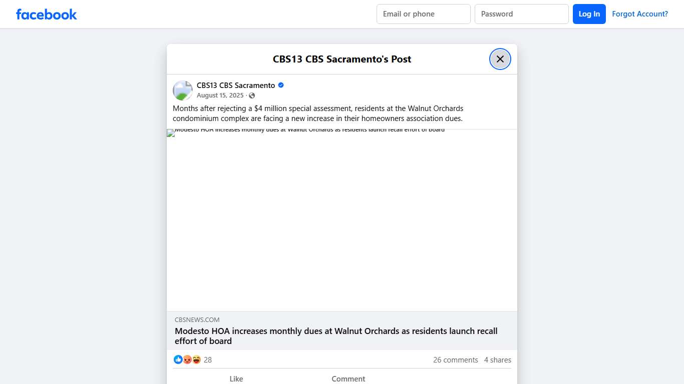 Months after rejecting a $4 million... - CBS13 CBS Sacramento Facebook